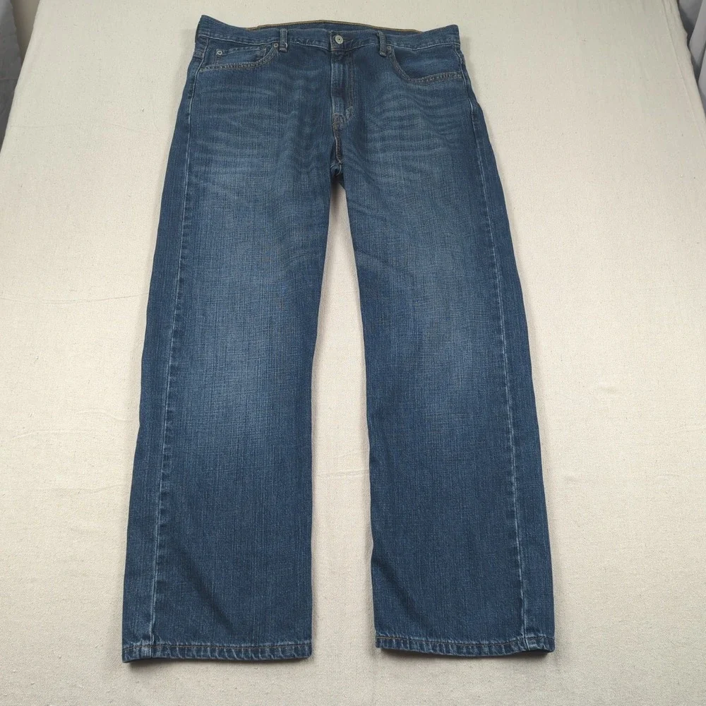 Levis Jeans Mens 36x32 Blue 569 Loose‎ Relaxed Casual Classic Baggy Western